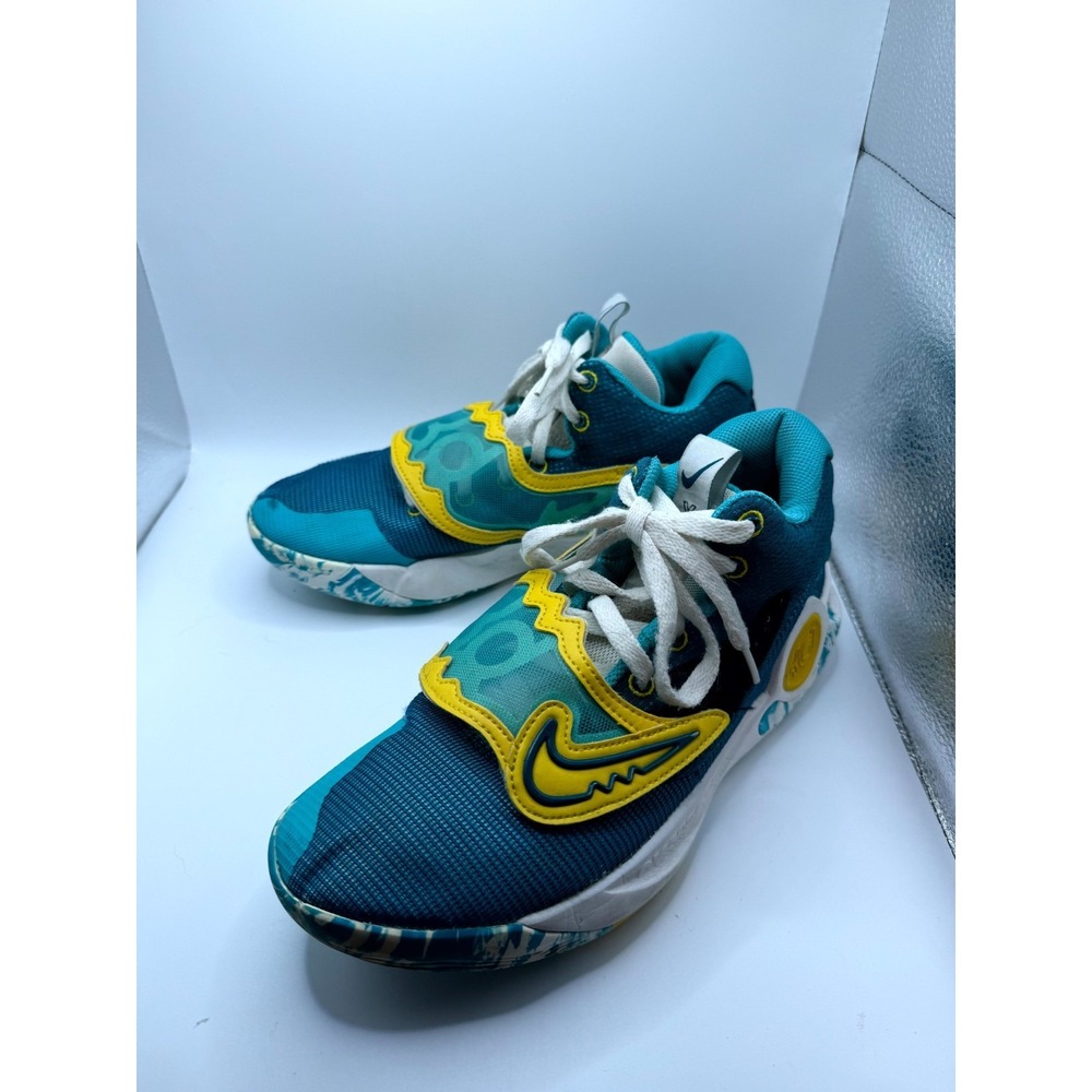 Nike‎ KD Trey 5 X Clear Jade Sulphur DD9538-300 Mens 9.5 Sneaker Teal Basketball